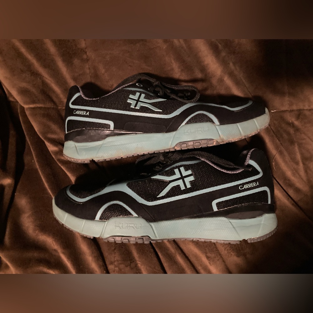 Kuru brand, size 9, blue and black, women’s athletic shoes - Picture 4 of 10
